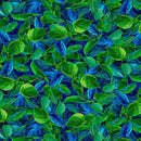 TT Sunflower Symphony Sunflower Leaves - CD3533-LEAF - Cotton Fabric