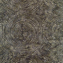 TT Tonga Amber Batiks Dotty Spiral - B2336-TRUFFLE - Cotton Batik Fabric