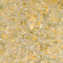 TT Tonga Amber Batiks Thistle Bloom - B2339-PUTTY - Cotton Batik Fabric
