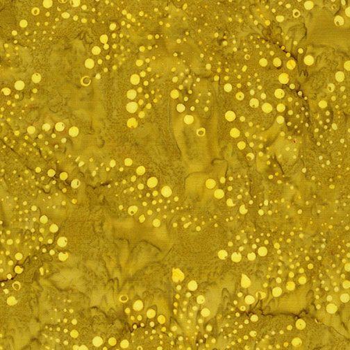TT Tonga Cedar & Sleighbells Batiks - B8164-BRASS - Cotton Fabric