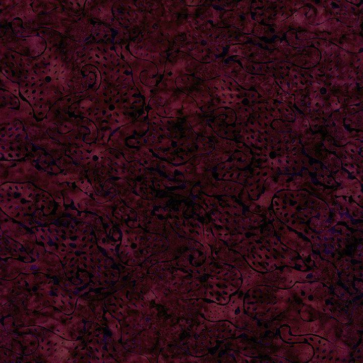 TT Tonga Chateau Batiks - B3935-BERRY - Cotton Batik Fabric