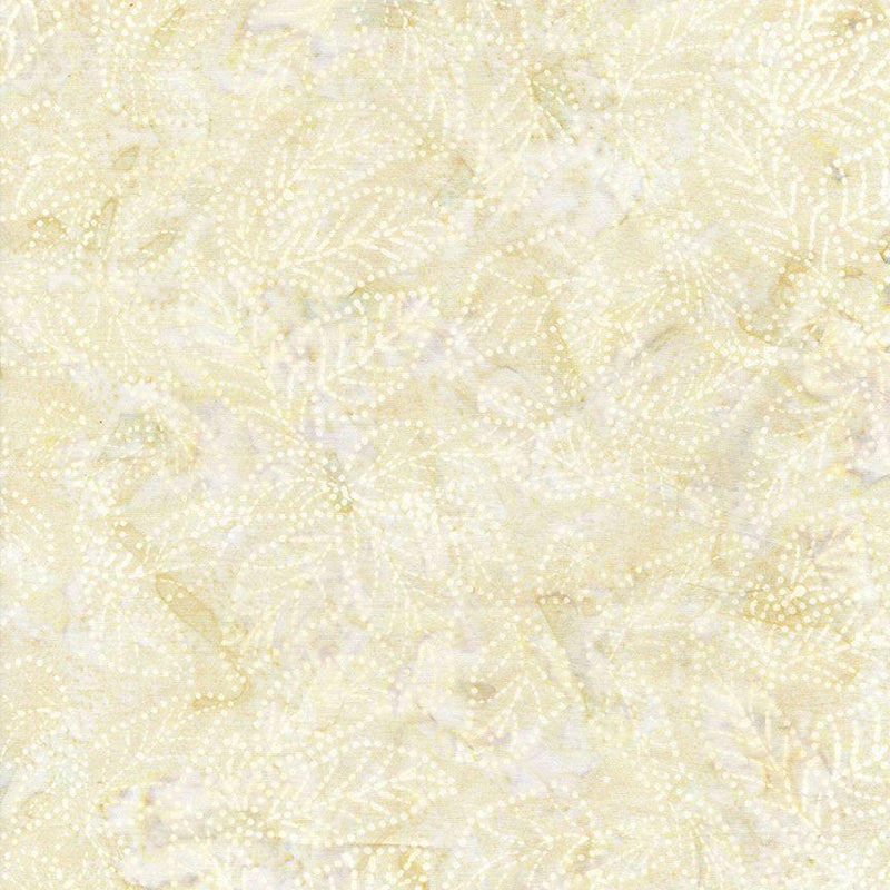 TT Tonga Cider Batiks Dotted Plants - B7458-LATTE - Cotton Fabric