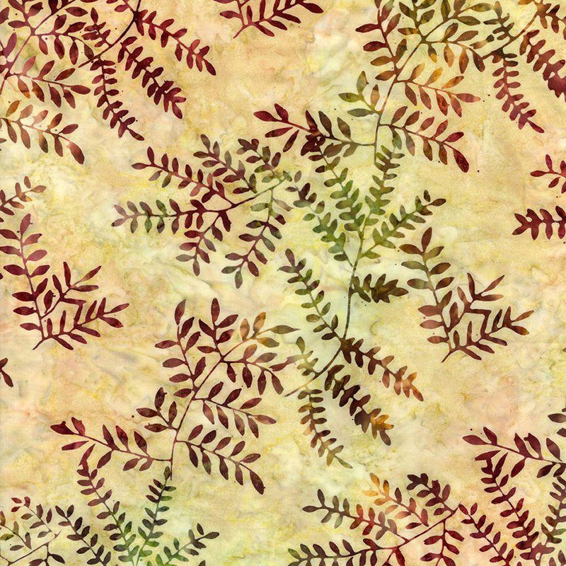 TT Tonga Cider Batiks Leaf Vines - B1940-HIKE - Cotton Fabric