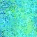 TT Tonga Dreamer Batiks Indonesian Floral - B1703-ARUBA - Cotton Fabric