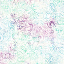 TT Tonga Dreamer Batiks Painted Paisley - B2553-WHISPER - Cotton Fabric