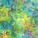 TT Tonga Dreamer Batiks Scattered Geo Squares Dots - B2551-EDEN - Cotton Fabric