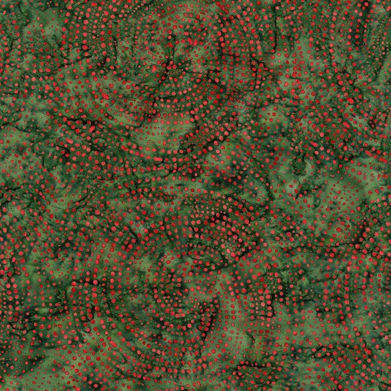 TT Tonga Festive Batiks - B2336-GARLAND - Cotton Fabric
