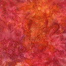 TT Tonga Forest Floor Batiks Cosmic Sky - B9534-FLAME - Cotton Batik Fabric
