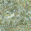 TT Tonga Forest Floor Batiks Jungle Bloom - B8401-STEM - Cotton Batik Fabric