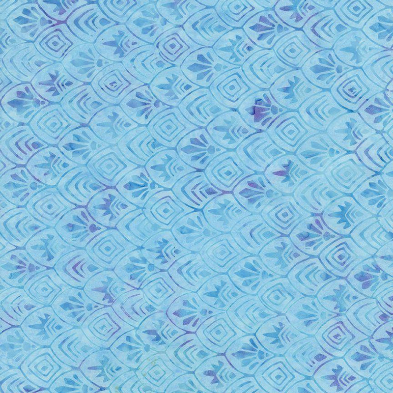 TT Tonga Frost Batiks - B1800-CASTLE - Cotton Fabric