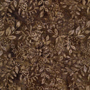 TT Tonga Hayride Batiks Florals and Leafy Vines - B1944-ACORN - Cotton Batik Fabric