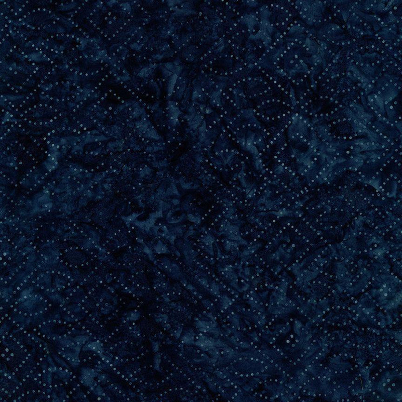 TT Tonga Liberty Batiks Geo Dots Shape - B2539-BLUE - Cotton Fabric