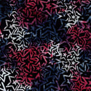 TT Tonga Liberty Batiks Packed Tie Dye Stars - B2817-USA - Cotton Fabric