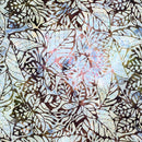 TT Tonga Luna Batiks Jungle Leaves - B8213-STORM - Cotton Fabric