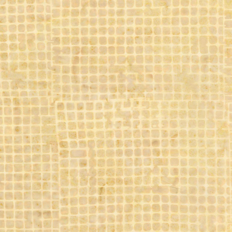 TT Tonga Luna Batiks Mono Texture - B7663-BUTTER - Cotton Fabric