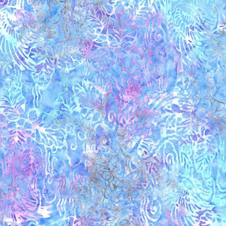 TT Tonga Mayfair Batiks - B3707-DELPHINIUM - Cotton Batik Fabric