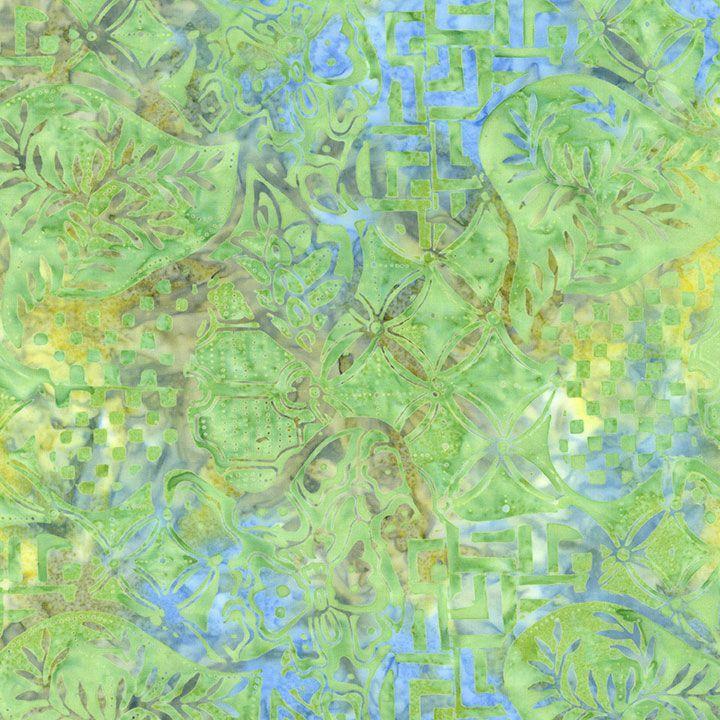 TT Tonga Mayfair Batiks - B7166-LIMELIGHT - Cotton Batik Fabric