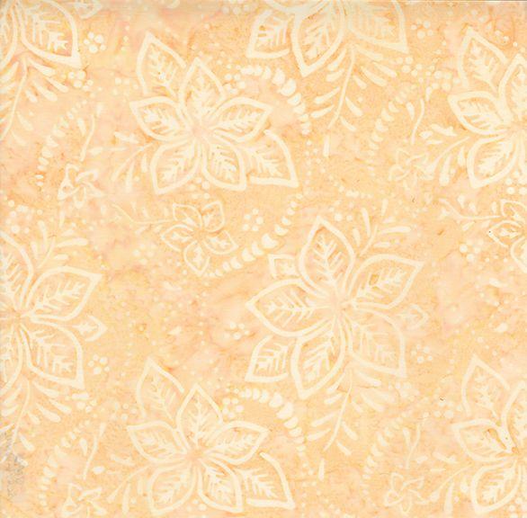 TT Tonga Mini Gulf Coast Batiks Hibiscus - B6874-SAND - Cotton Batik Fabric