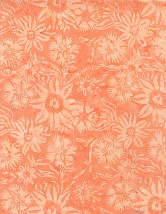 TT Tonga Mini Gulf Coast Batiks Star Floral - B8163-STARFISH - Cotton Batik Fabric