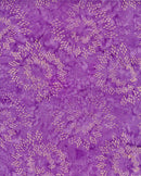 TT Tonga Mini Heather Batiks Star Drops - B6165-IRIS - Cotton Fabric