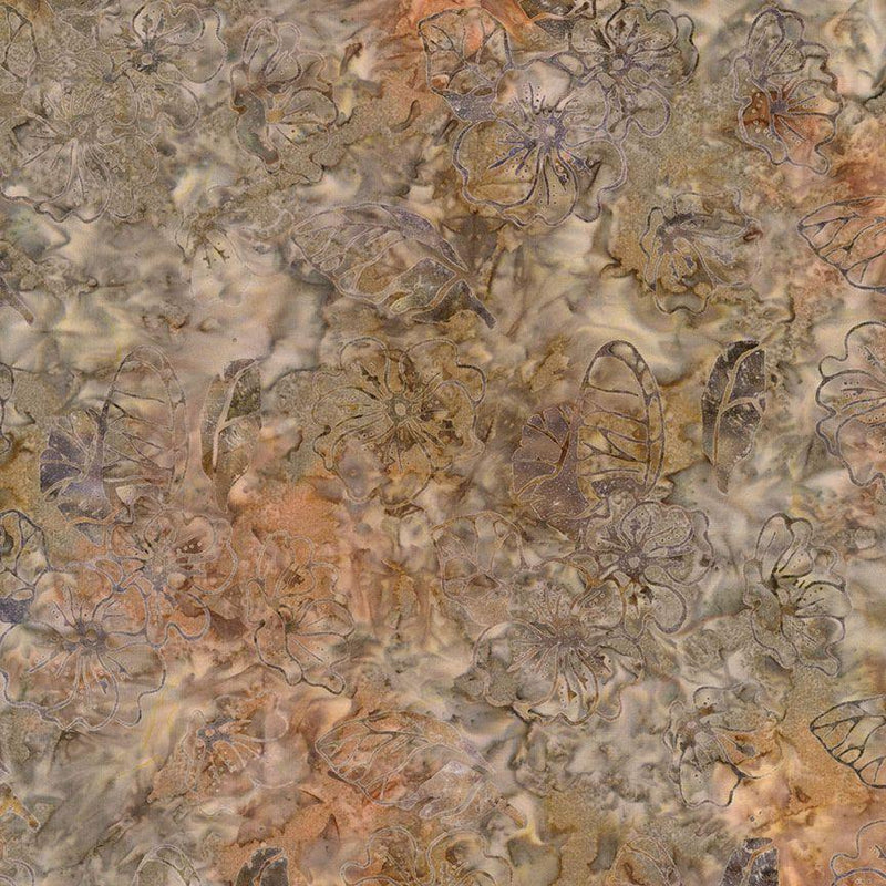 TT Tonga Moonlit Batiks - B2537-ASH - Cotton Fabric