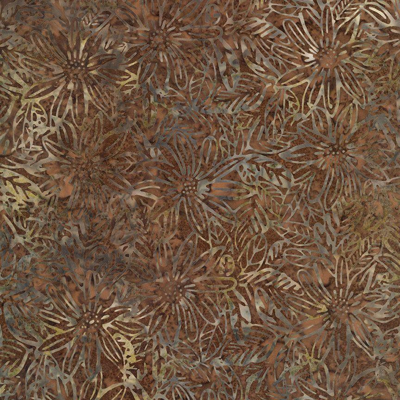 TT Tonga Moonlit Batiks - B2979-SADDLE - Cotton Fabric