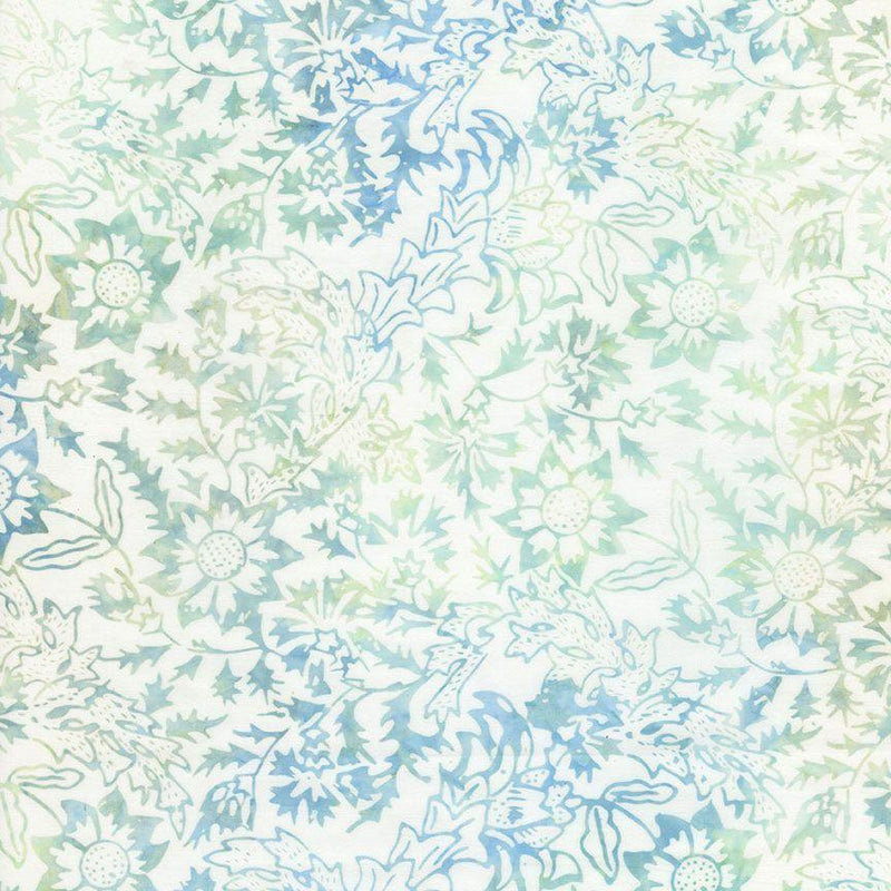 TT Tonga Paradise Batiks - B2776-SEAFOAM - Cotton Fabric