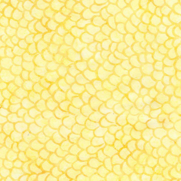 TT Tonga Pastel Batiks - B2514-BUTTER - Cotton Batik Fabric