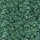 TT Tonga Poinsettia Simple Abstract Florals Batiks - B1526-JUNIPER - Cotton Fabric