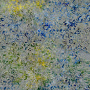 TT Tonga Radiant Meadow Batiks Packed Floral - B4259-BREEZE - Cotton Fabric
