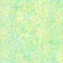 TT Tonga Splash Batiks Floral and Dots - B2518-MINT - Cotton Fabric