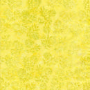 TT Tonga Splash Batiks Snowflake Leaves - B7712-LEMON - Cotton Fabric