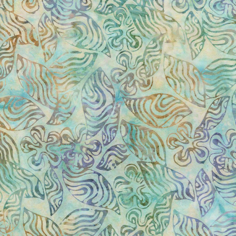 TT Tonga Surfside Batiks Groovy - B7906-OASIS - Cotton Fabric