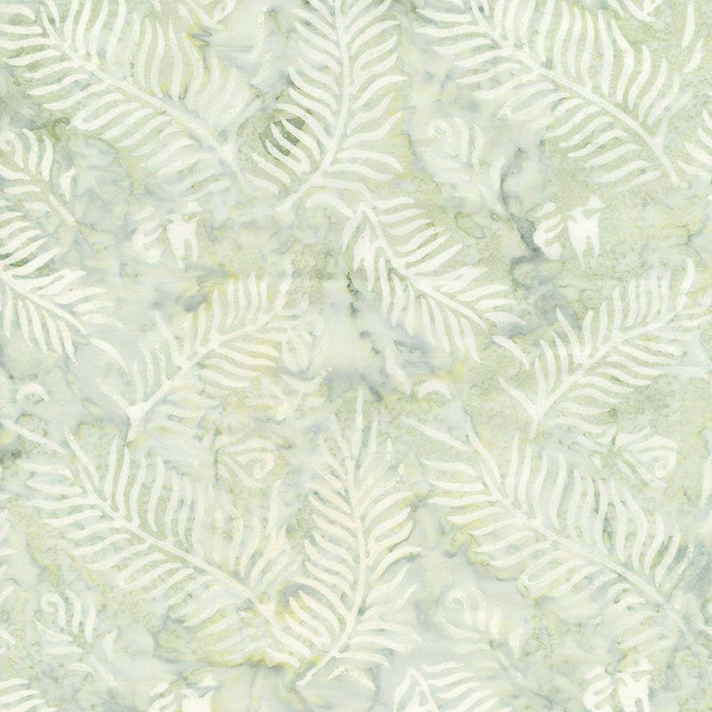 TT Tonga Surfside Batiks Palm Leaves - B3136-ALOE - Cotton Fabric