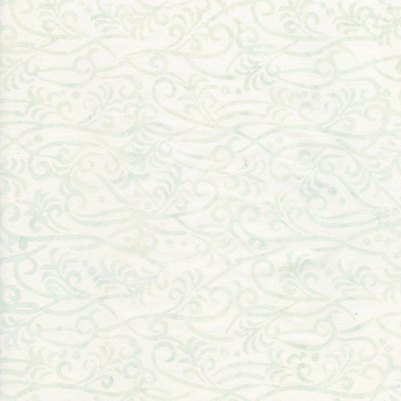 TT Tonga Surfside Batiks Peace Vine - B8499-PEARL - Cotton Fabric