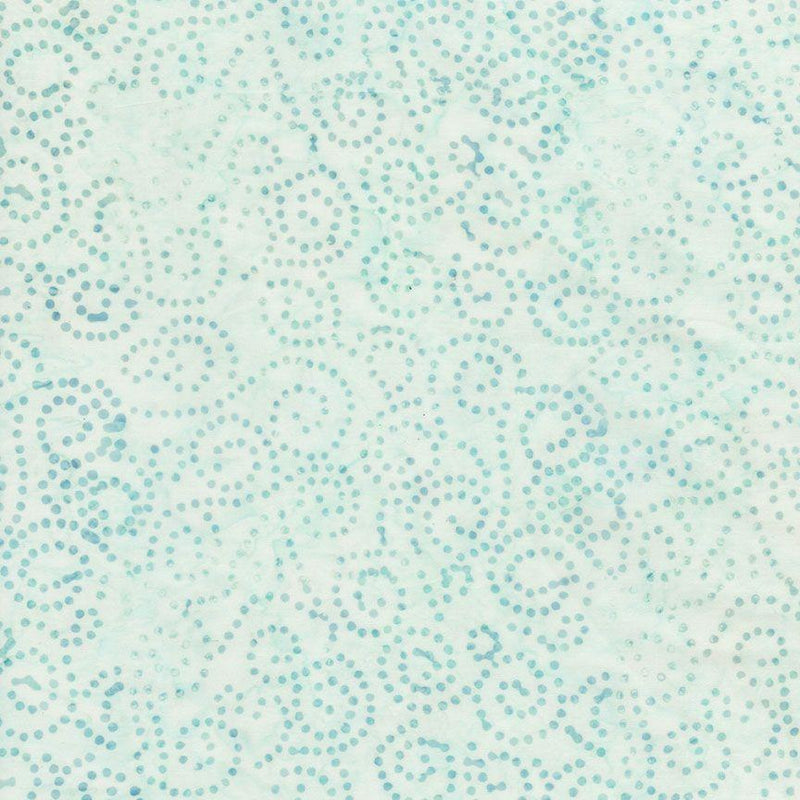 TT Tonga Surfside Batiks Spiral Spots - B2996-SALT - Cotton Fabric