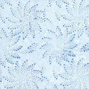 TT Tonga Wallflowers Floral Fireworks Batiks - B8164-POWDER - Cotton Fabric