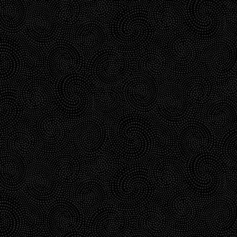 TT Twirl Dotty Spiral - CD3890-BLACK - Cotton Fabric