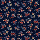 TT Victory Garden - CD2110-NAVY - Cotton Fabric