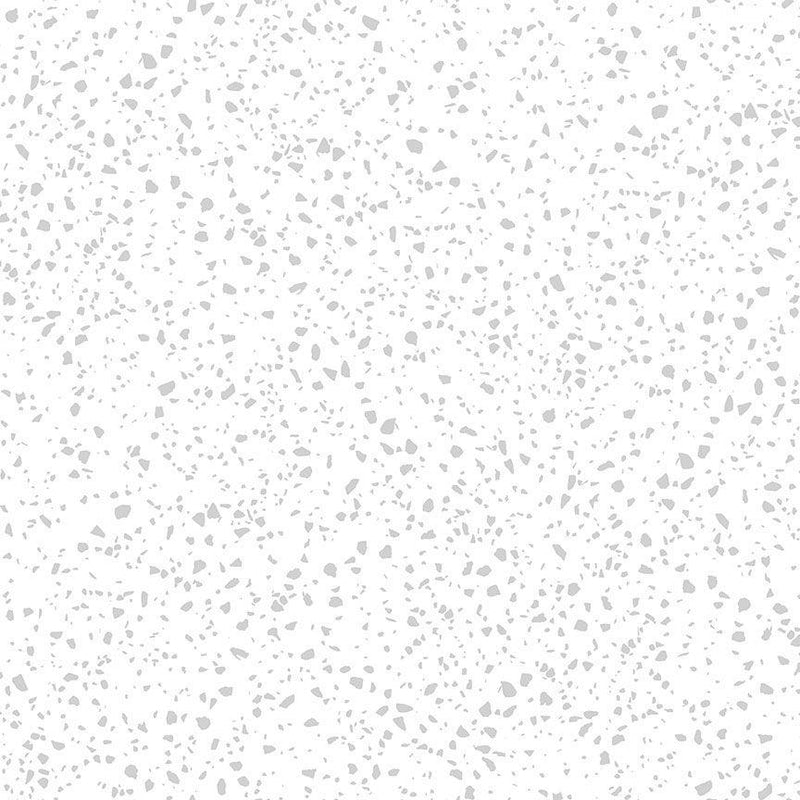 TT Whiteout Granite Stone Tile - C3113-WHITE - Cotton Fabric