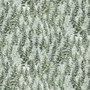 TT Winter Wonderland Snowy Pine Trees - CD3694-FOREST - Cotton Fabric