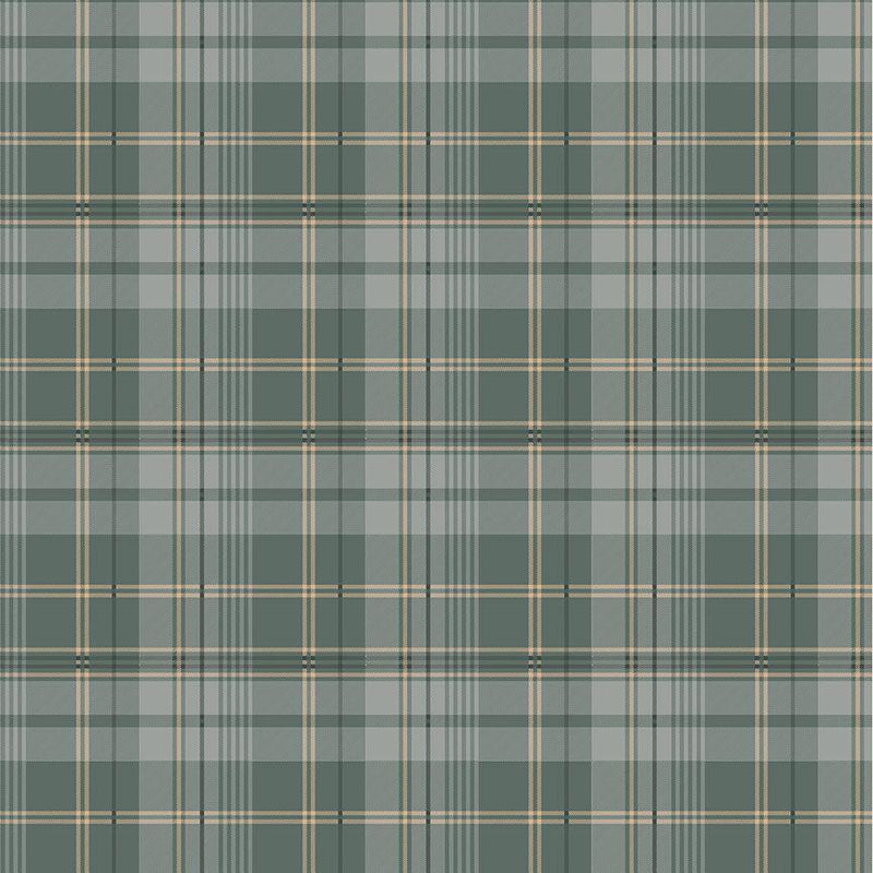 TT Winter Wonderland Tartan Plaid - CD3702-GREEN - Cotton Fabric