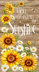 TT You Are My Sunshine Panel - CD3880-BROWN - Cotton Fabric