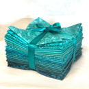 Assorted Teal Fat Quarter Bundle - 20 Fat Quarters - Precut