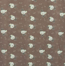 Unbrushed Rib Knit - ET1003 Tan - Dress & Apparel Fabric