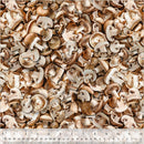 WHM A La Carte Any Way You Slice It - 54403D-1 Mushroom - Cotton Fabric