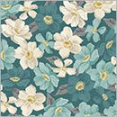WHM Blake Packed Floral - 53664-3 Spruce - Cotton Fabric