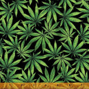 WHM Blend Earthy Greens 52640-1 Black - Cotton Fabric