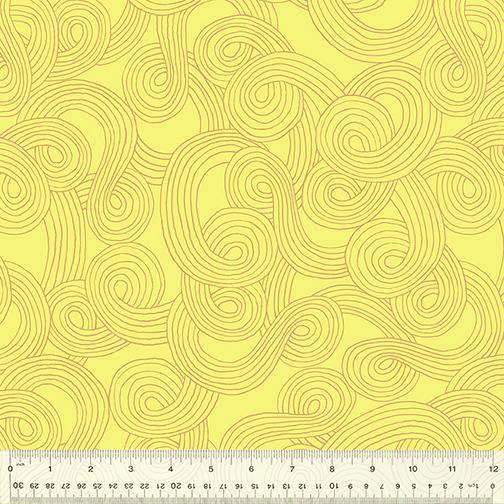 WHM Bright World - 53490-13 Mellow Yellow - Cotton Fabric