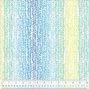 WHM Buttercup Garden Rows - 54022-2 White - Cotton Fabric